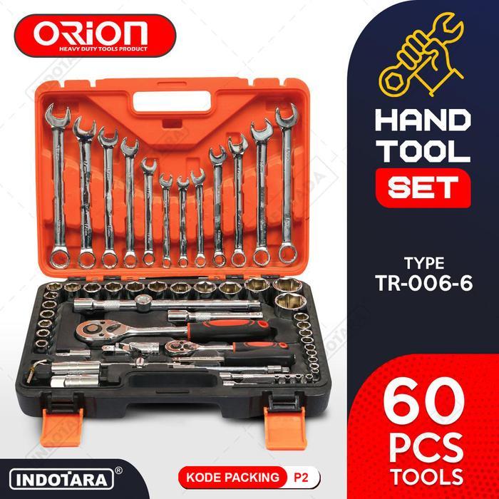 Orion Tr006-6 Tool Kit Set Hand Tools Toolbox Perkakas Lengkap