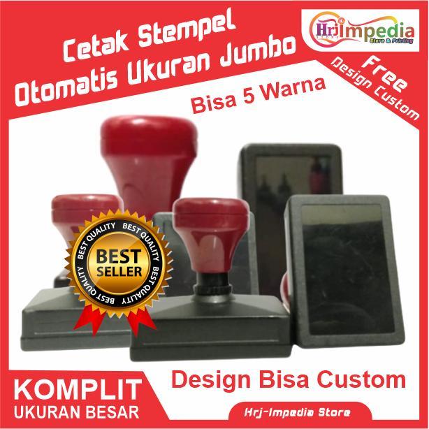 Cetak Stempel Otomatis Ukuran Jumbo Cetak Stempel Flash Custom