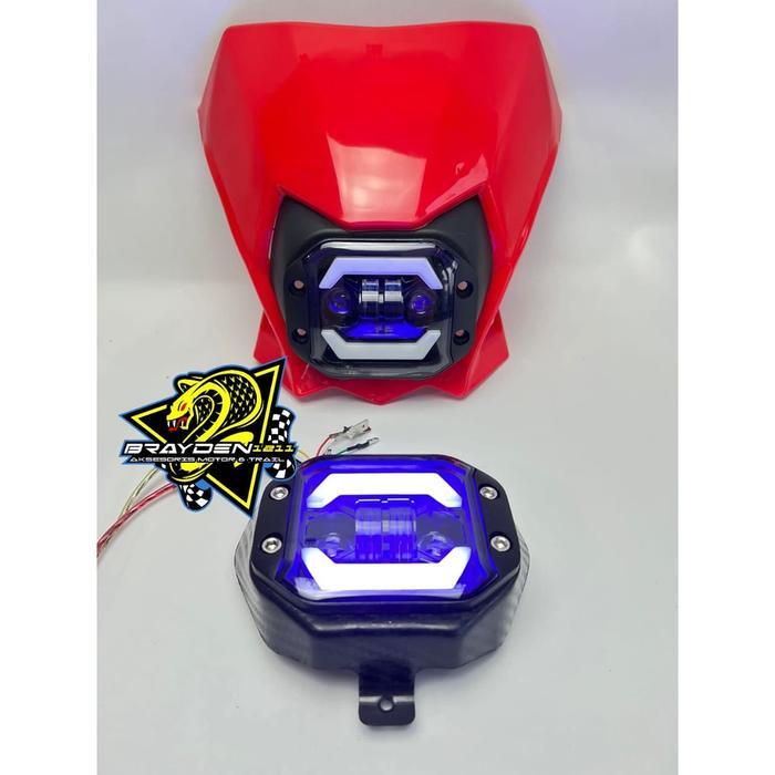 Ready NEW LAMPU LED KLX / HEADLAMP KLX 150 / LAMPU DEPAN KLX 150 / LAMPU LED DAYMAKER KLX