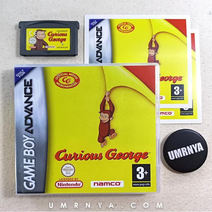 Kaset Original Nintendo Curious George Gameboy GBA SP Game Boy DS