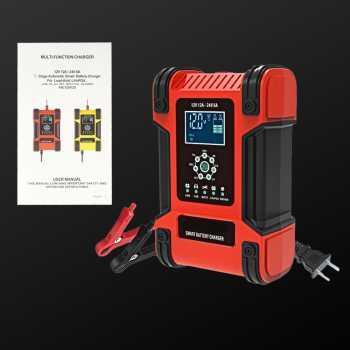 Foxsur Fbc122412D Charger Aki 12-24V 12A 150W 200Ah