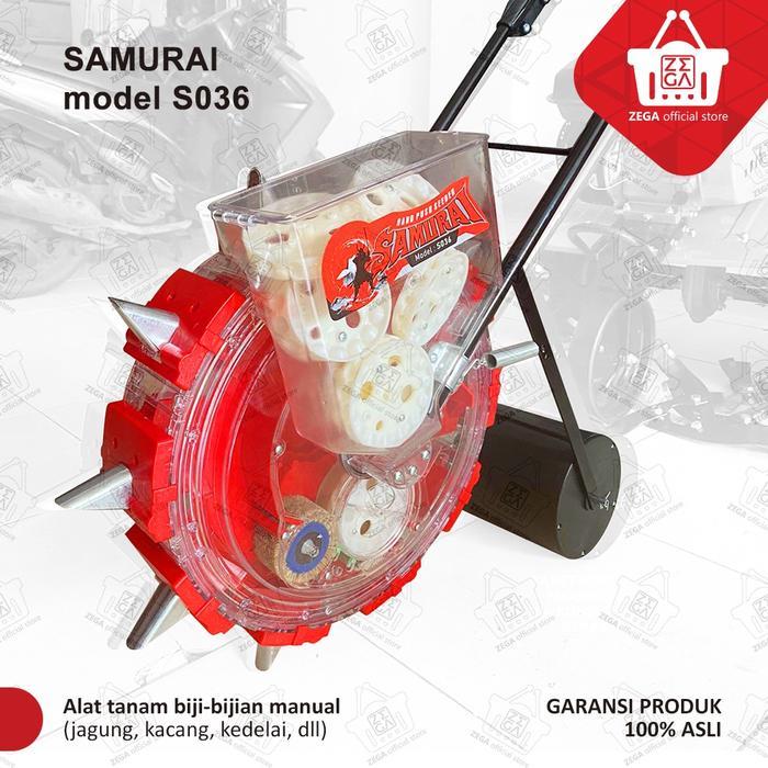 READY STOCK Alat Tanam Jagung / Kacang / Padi / Biji-bijian Tipe Dorong Lengkap Pelindung (Shield/He