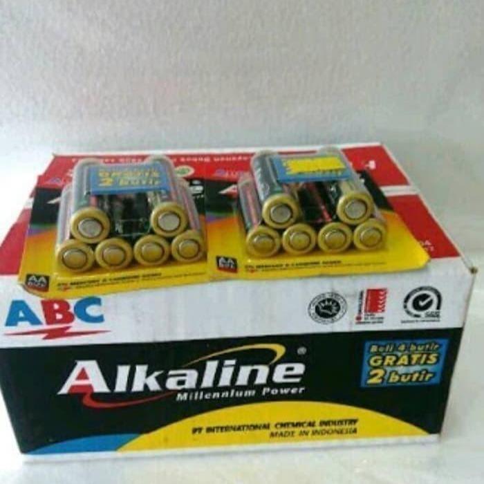 Baterai Alkaline AA isi 6 Battery Alkaline AA isi 6