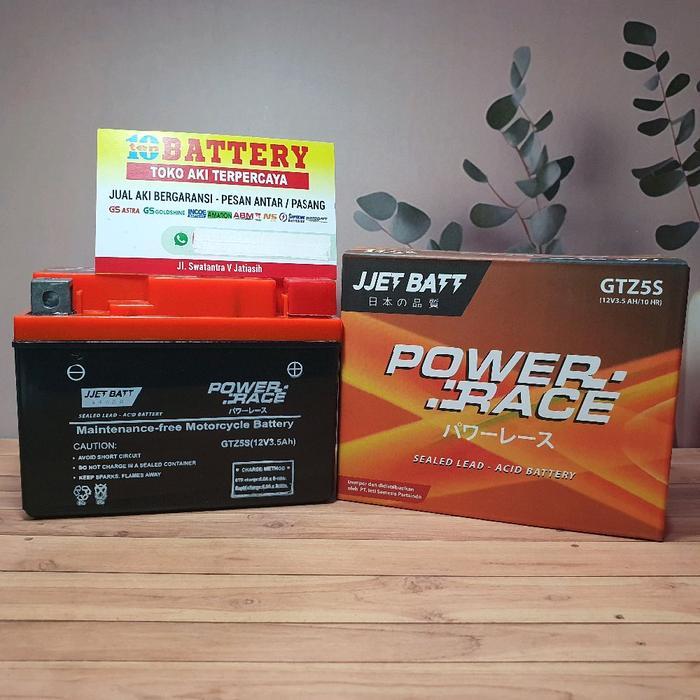 TERLARIS Aki Motor Honda Beat Vario Blade JJET GTZ5S Aki Kering