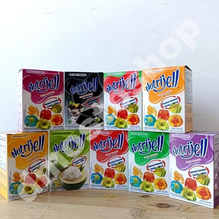 MINIM 6 PACK- Nutrijel Nutrijell cokelat nutrijel leci 10gr kecil nutrijel cokelat nutrijel melon
