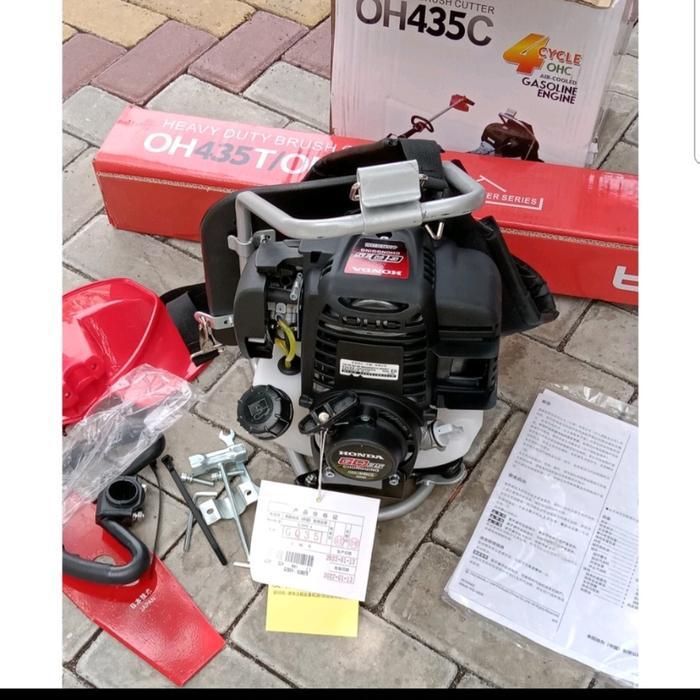 Honda Oshima Mesin Potong Rumput Gendong OH435C 4Tak Brush Cutter 435C Mesin Pemotong Padi Jepang