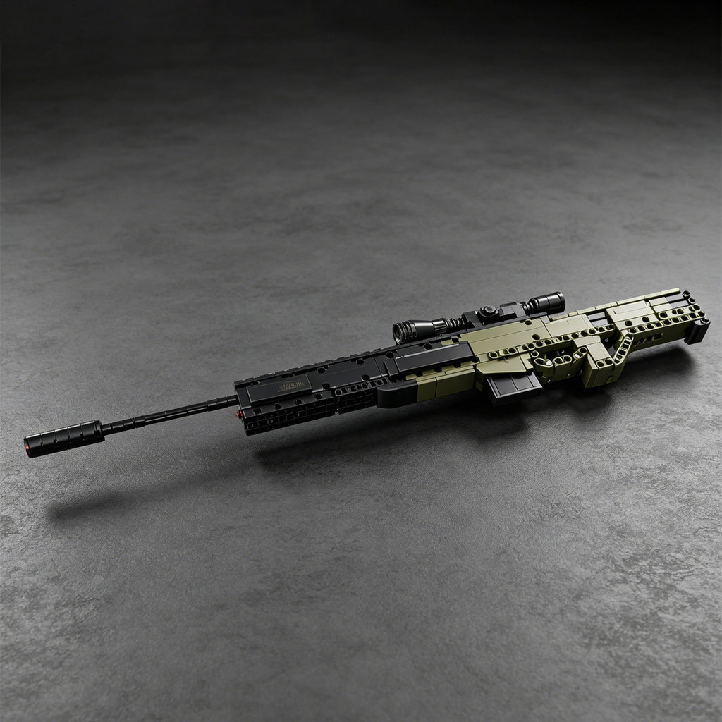 British AWM Sniper Rifle Building Blok el MO Barrett Heavy Sniper Rifle