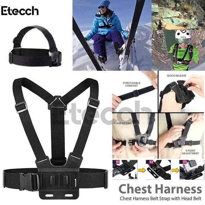 Chest Harness Belt Strap with Head Belt Sabuk Harness