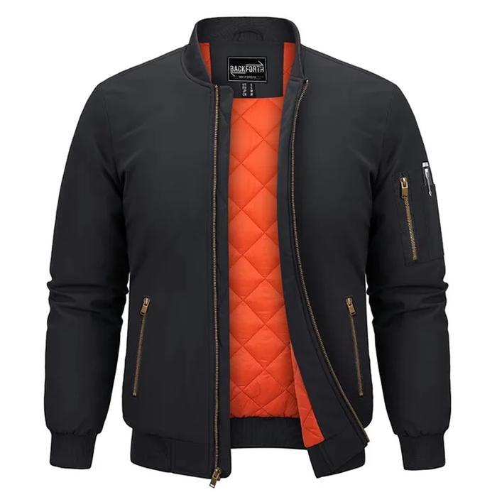 Backforth Jaket Bomber Executive Pria Casual Pasti Promo