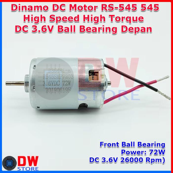 PROMO Dinamo DC Motor 545 RS-545 Hh Speed Hh Torque DC 3.6V