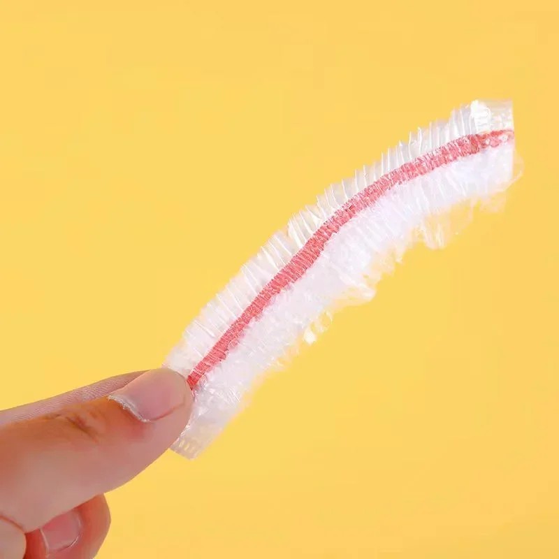 50100pcs Colorful Saran Wrap Disposable Food Cover Grade Fruit Freshkeeping Plastic Bags Kitchen