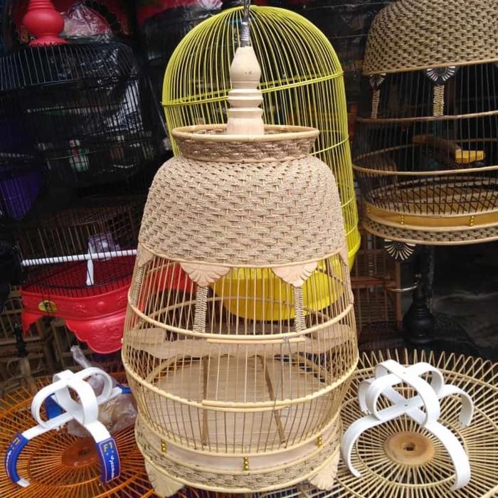 sangkar burung perkutut rotan