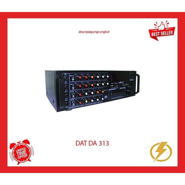 POWER AMPLIFIER DAT USB SD CARD FM RADIO MP3 KARAOKE DA - 313