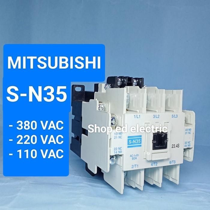 kontaktor contactor Mitsubishi SN35 60a 110v 3phase original