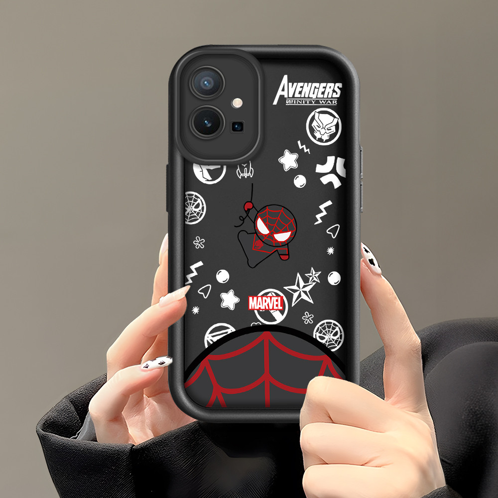 Casing karakter Anime Hp For  VIVO Y75 Y55S Y55 T1 Plus 2023 5G Cassing Soft Phone Case Kesing Softc