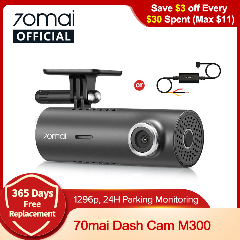 70mai Dash Cam M300 Car Camera 1296P Night Vision 70mai M300  Car DVR
