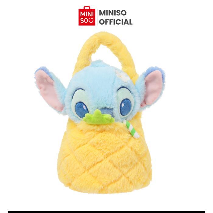 STOK TERBATAS  MINISO X DISNEY STITCH PIGLET FRUIT MARKET COLLECTION BONEKA MEWAH 2 IN 1 PLUSH