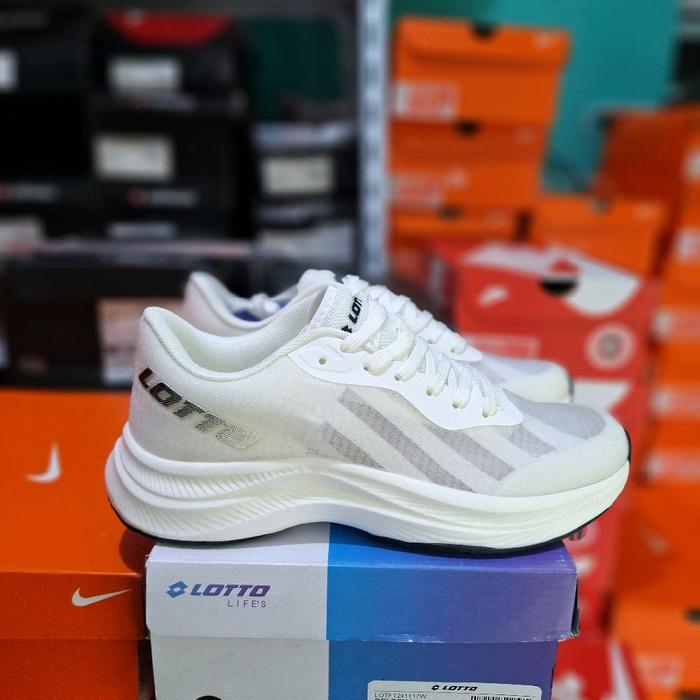 Sepatu Running Lotto Deltona White Original