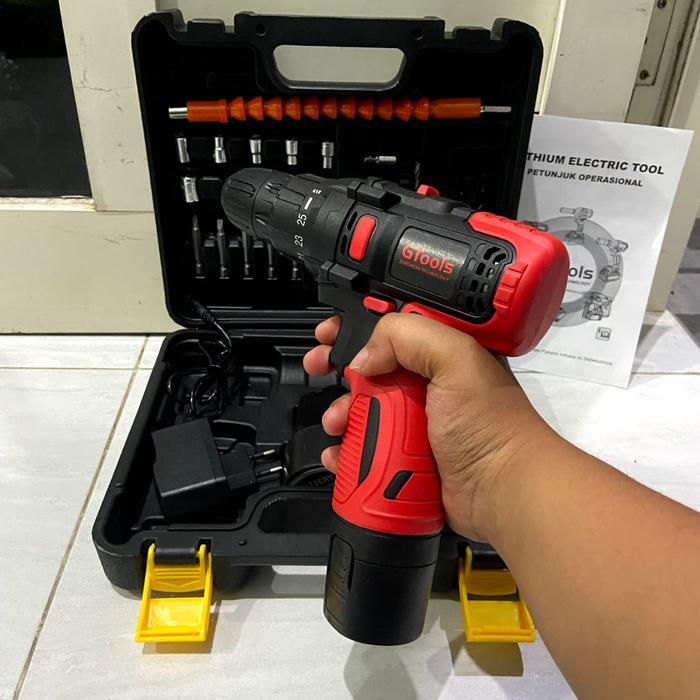 Bor 12V GTOOLS Mesin Bor Baterai GTools