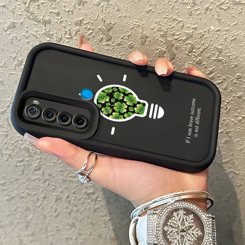 Casing Hp Untuk Xiaomi Redmi Note 8 Redmi Note 8T Redmi Note 8 Pro Case Bola lampu Simple Softcase P