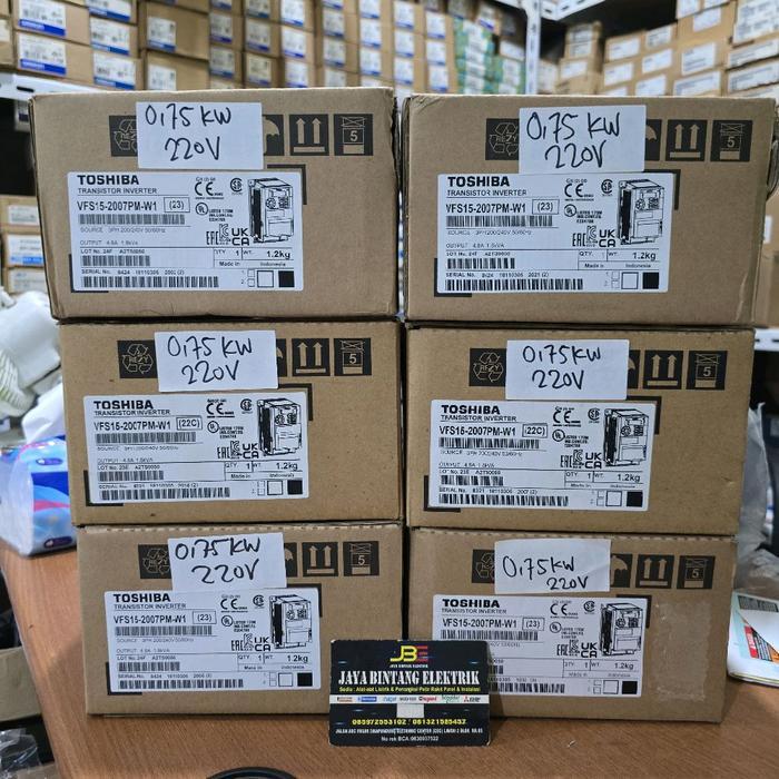 DISKON VFS15-2007PM-W1 INVERTER Toshiba 0.75kw 1Hp 3Ph 220V Original Korea