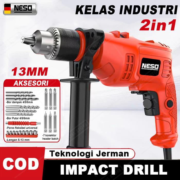 Orion - O Mesin Bor 13Mm Listrik Impact Drill Electric Drill Bolak Balik Bor Beton Bor Besi