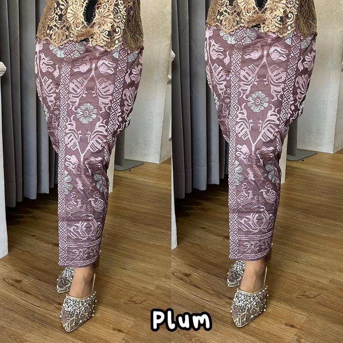 Terlaris Kamen Bali Jadi Bordir Songket Earthtone Dress Wanita