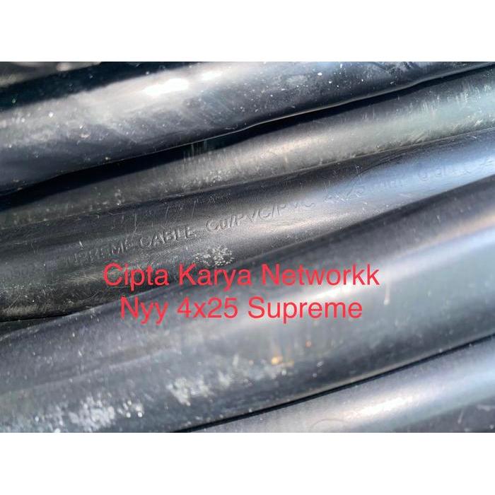 Kabel Supreme Nyy 4x25 / NYY 4x25 Supreme Potongan / Meteran