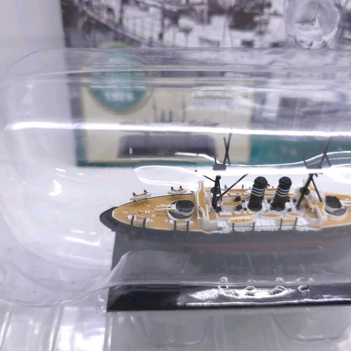 8 Diecast 1/1100 Battleship Mikasa 1902 Wwii Heavy Diecast Model World Warship Collection Eaglemoss