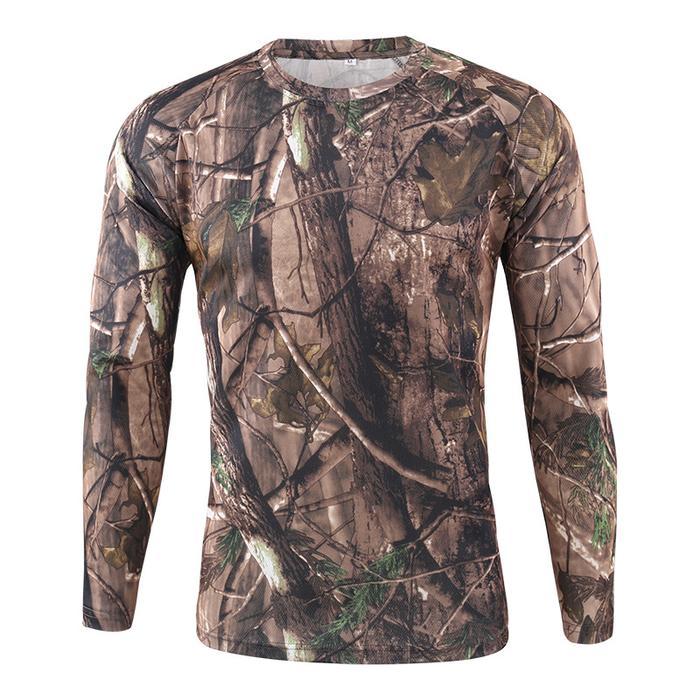 Eiger Adventure - Baju Camo Lengan Panjang Realtree Quickdry Airsoft Hunting Import