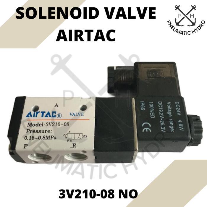 Solenoid Valve Normally Open Airtac 3V210-08
