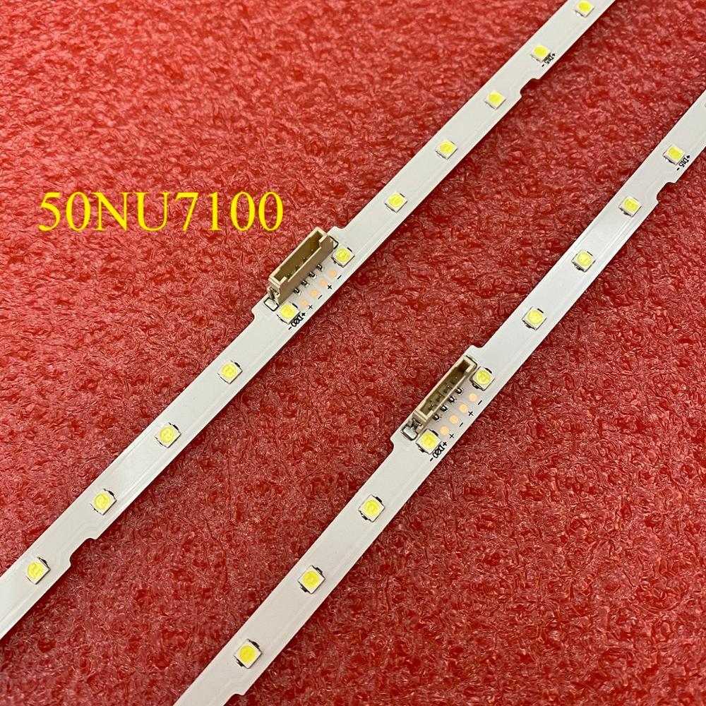 2pcs LED bar for Samsung UE50NU7092U UE50RU7100 UN50NU7100 UE50NU7100
