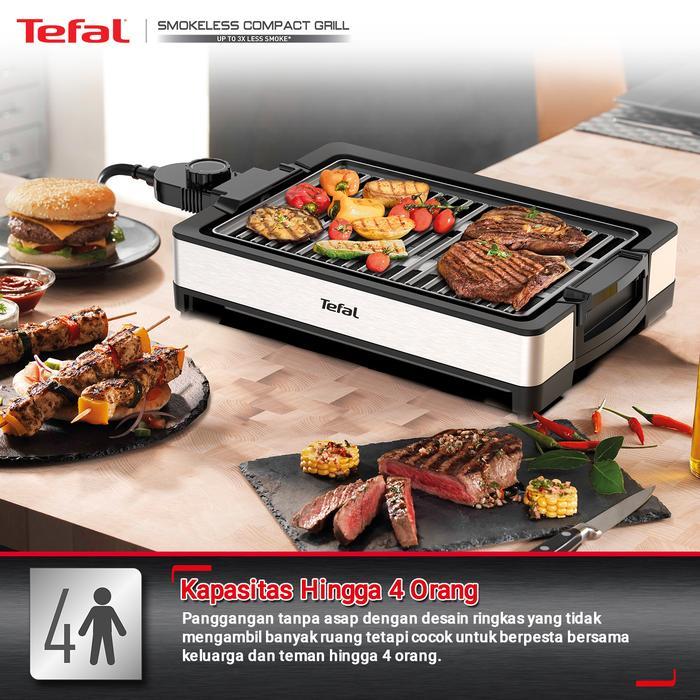 vowk- Tefal Smokeless Grill / Griller / Panggangan / Alat Bbq Tanpa Asap