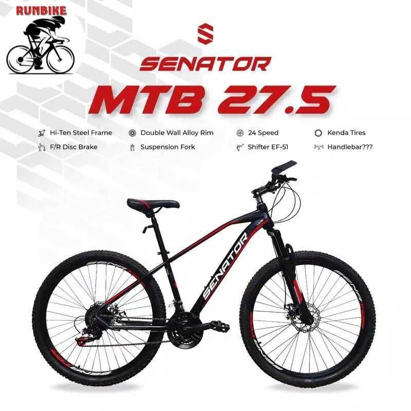 SEPEDA SENATOR 27,5 DAUBLE DISK