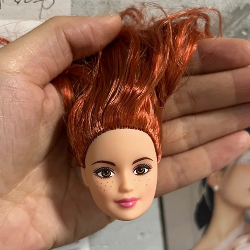 Dark Skin Head For 30Cm Doll 1/6 Lady Doll'S Accessories Dress Up Toy