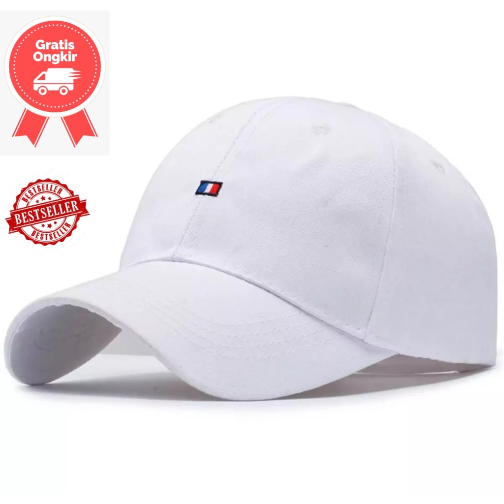 PROMO GRATIS ONGKOS KIRIM - BONUS SISIR SAKU MINI - TOPI DISTRO BASEBALL MODEL TERBARU PRANCIS PREMI