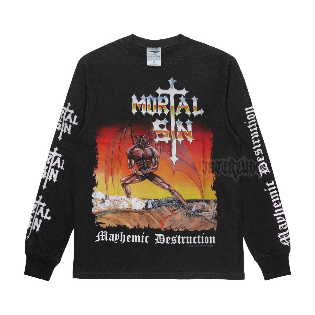 LONGSLEEVE - MORTAL SIN - Mayhemic Destruction Undying kaos band original