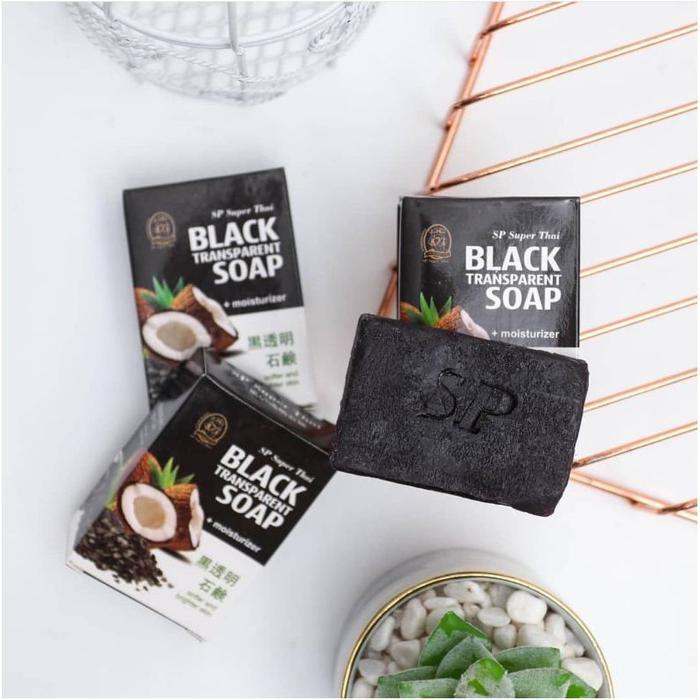 i5xp- [ 3Pcs ] Sabun Sp Thailand Hitam Bpom Kemasan Baru Ori 100%