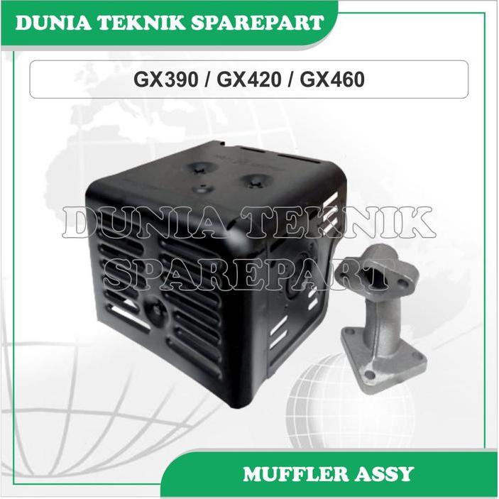 Muffler Assy / Knalpot / Silencer Gx390 Gx420 Gx460