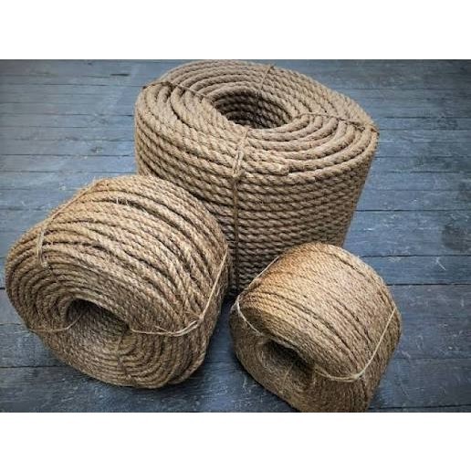 Tali Tambang Karung Goni Manila 10mm 12mm 14mm Tali Garukan Kucing Tali Rami Tali Tarik Tambang Tali