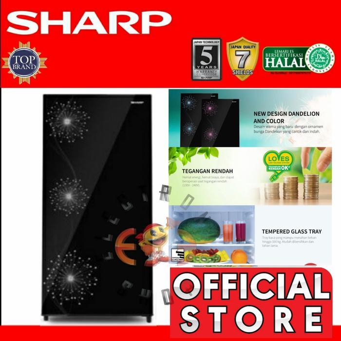 Kiss - Sharp Sjx197 Mg Kulkas 1 Pintu 175L - Sjx 197 Mg