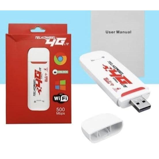 TERBARU USB MODEM WIFI WINGLE TELKOMSEL SPEED 4G LTE Wi-Fi DONGLE (UNLOCK) E3250 BISA GRAB