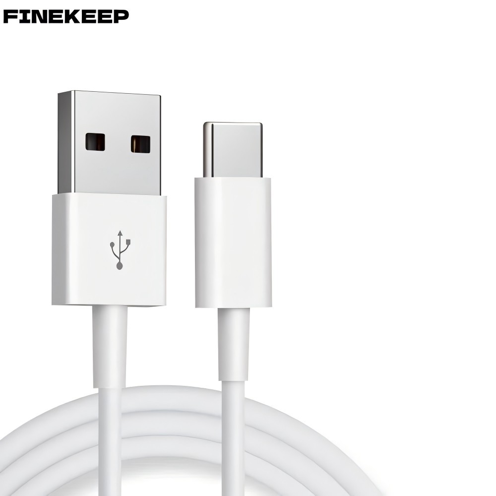 FINEKEEP 1M/2M/3M Thickened Heavy-Duty Durable Cord USB A to Type C Fast Charging Cable for Samsung