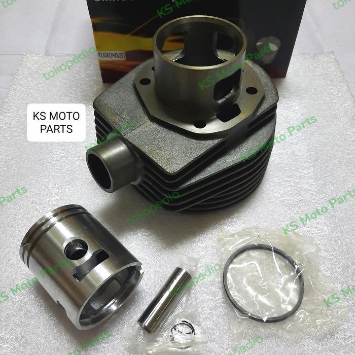 Cylinder Blok Seher Vespa Px, Px150 3 Lubang (Komplit Piston Kit)
