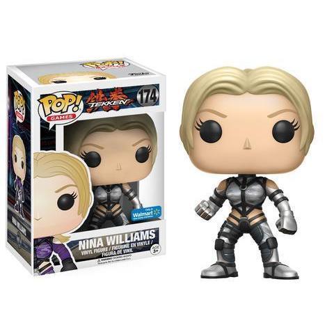 FUNKO POP GAMES TEKKEN - NINA WILLIAMS (SILVER SUIT) WALMART STICKER