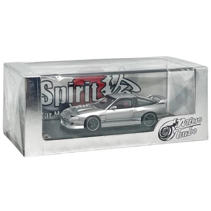 Ready MT6407A4 - Micro Turbo 1/64 Nissan 180SX Sprit Rei Miyabi Diecast Mobil Mainan Miniatur