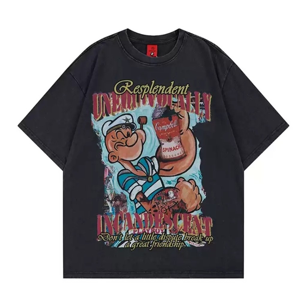 Kaos Popeye 100% Cotton Official Merchandise Good
