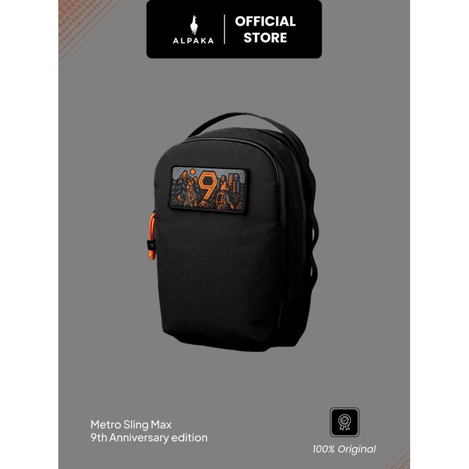 Alpaka Metro Sling Max 9th Anniversary Limited Edition with Patch Tas Selempang Pria