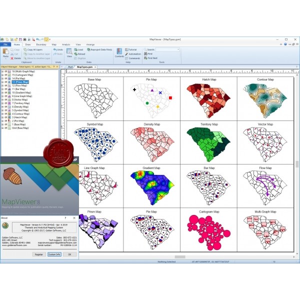Golden Software MapViewer - Software Sistem Informasi Geografis GIS
