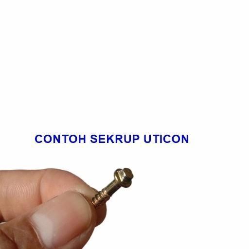 TERBARU KUNCI U / OBENG SEKRUP UTICON KEPALA KOTAK KEPALA GANDA 2 IN 1 READY